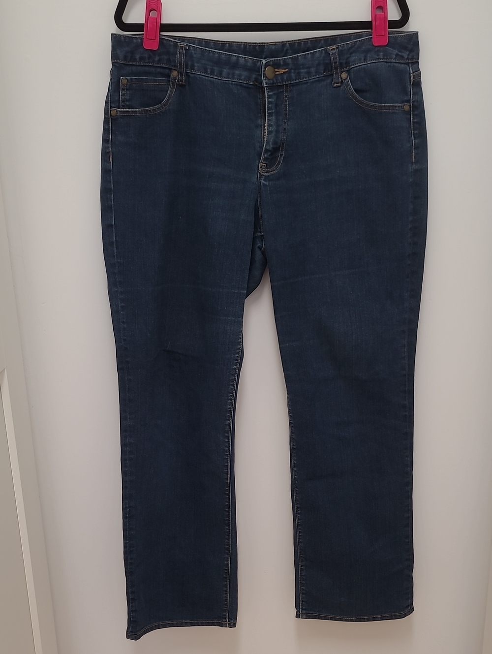 GAP Dark Blue Denim Jeans with Gold Stitching